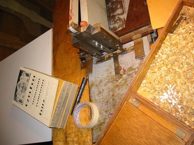 Restauratie in uitvoering in de werkplaats